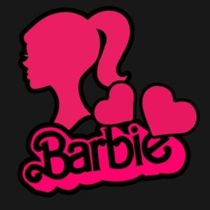 Barbie window Decal sticker pink